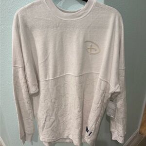 Disney white spirit jersey pearl wording Sweatshirt